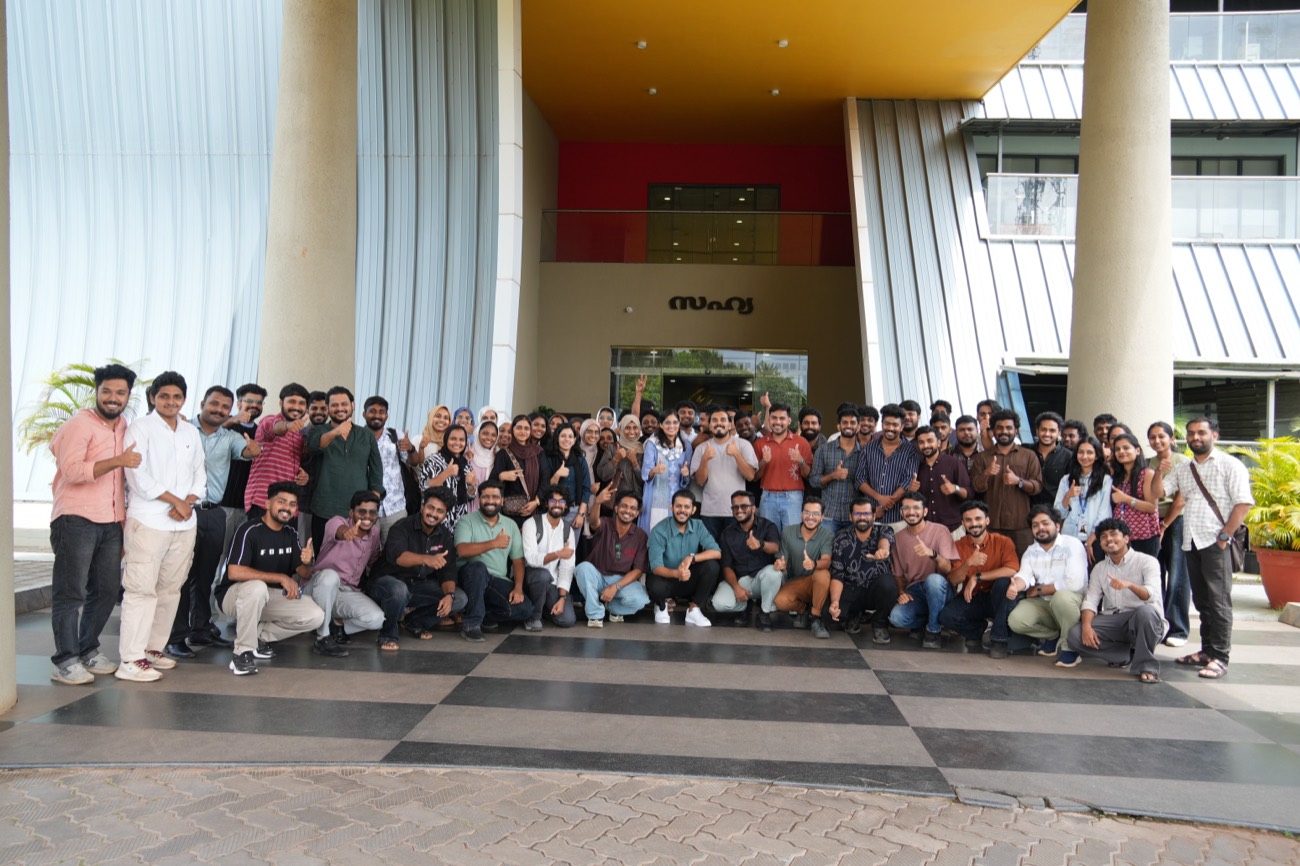 Group photo of the AI Connect Kerala community