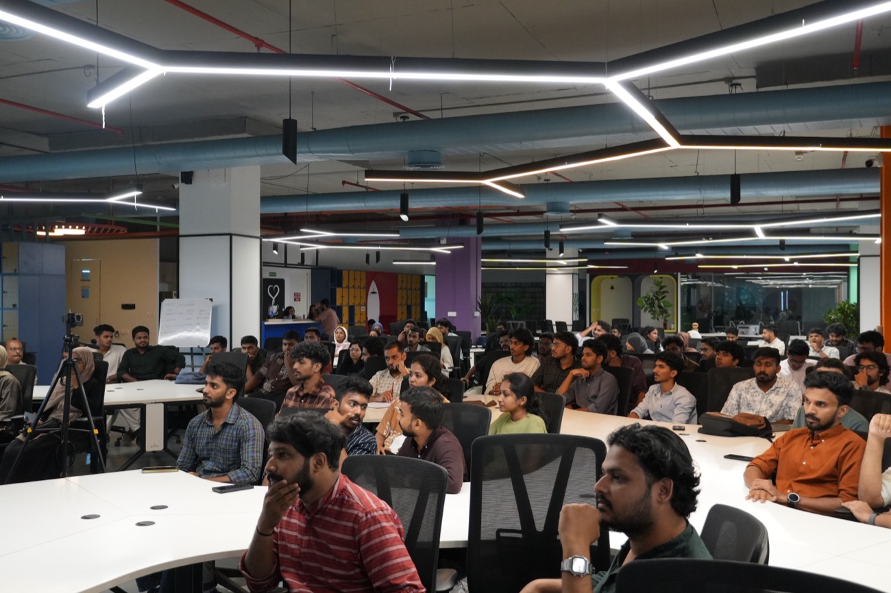 Attendees during a session